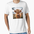 Highland Cow Ready for his Closeup by Artemachina