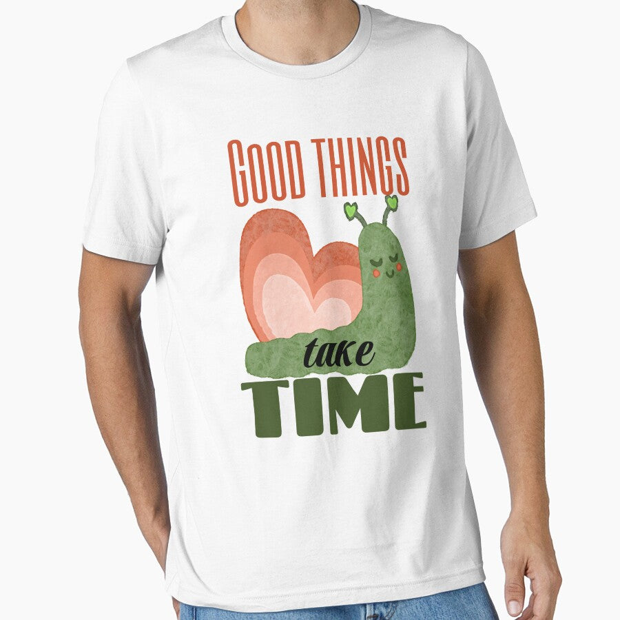 Snail saying Good Things Take Time by Azrou shop