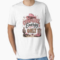 Cowgirl Energy Only Pink Western Design – Cute Retro Cowgirl Aesthetic T-Shirt & Sticker by Artimax-Studio