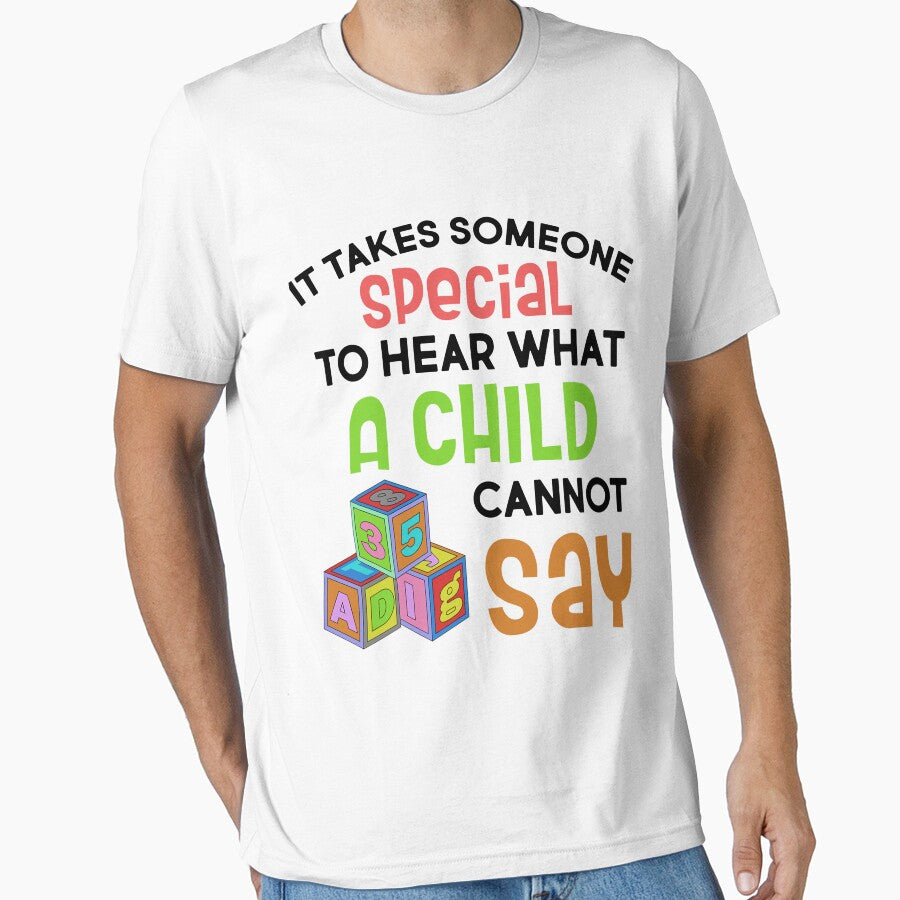 Hear A Child Cannot Say Speech Language Pathologist Gifts For Women Men, Speech Pathology Week Appreciation Gifts For Speech Therapist, SLPA by medroc