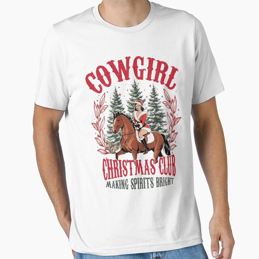 Cowgirl Western Christmas Club by vintagearttee