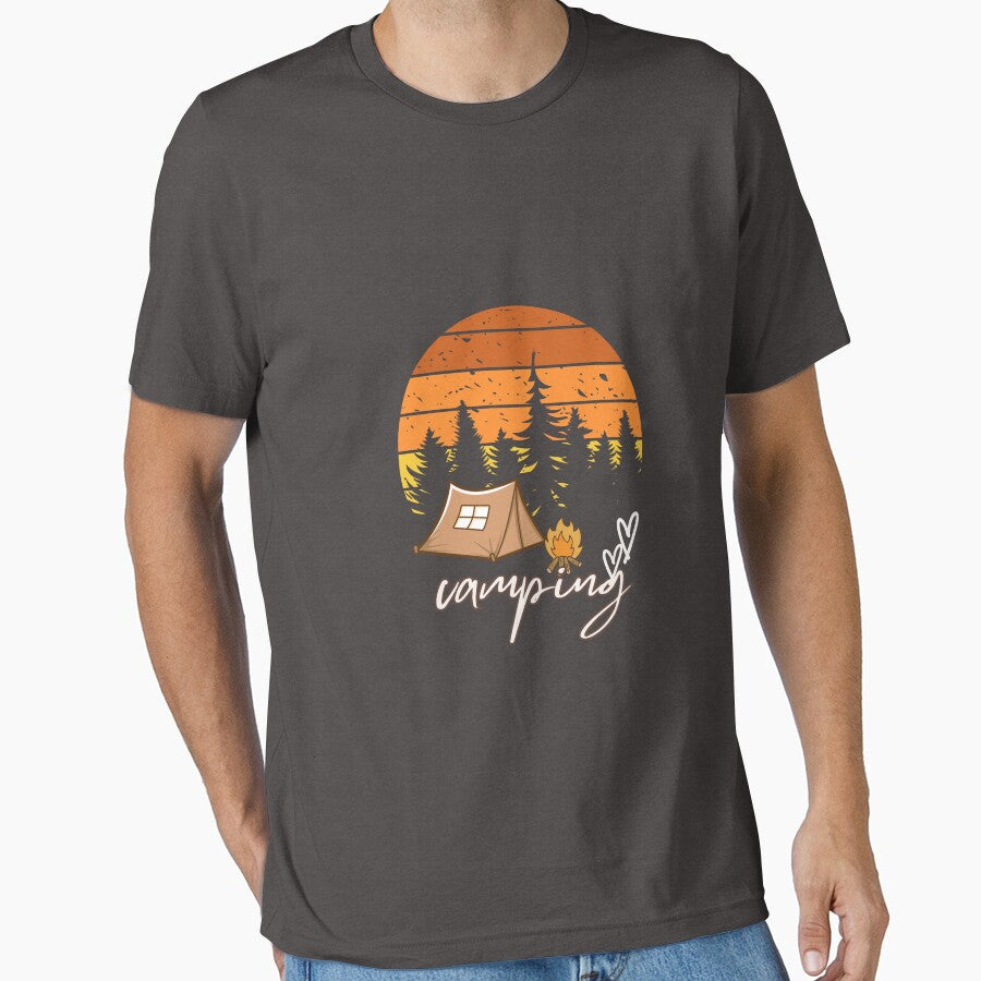 Camping T-shirt summer vibes by AikoArtes