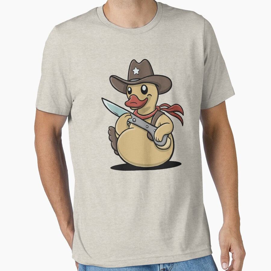 Duck With Knife cowboy by day by VividVista