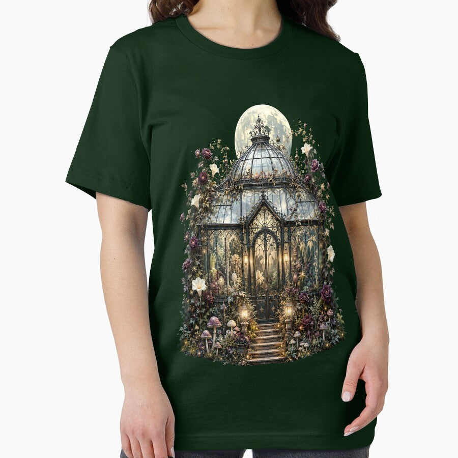 Magical Fairytale Greenhouse Roses Moonlight Garden by SasmitaStudioCo
