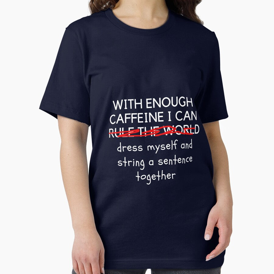 Funny Caffeine Quote for Coffee and Tea Lovers by Brimwood