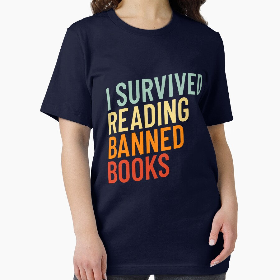 I Survived Reading Banned Books Retro Banned Book Reader Gear by DynamicDesign