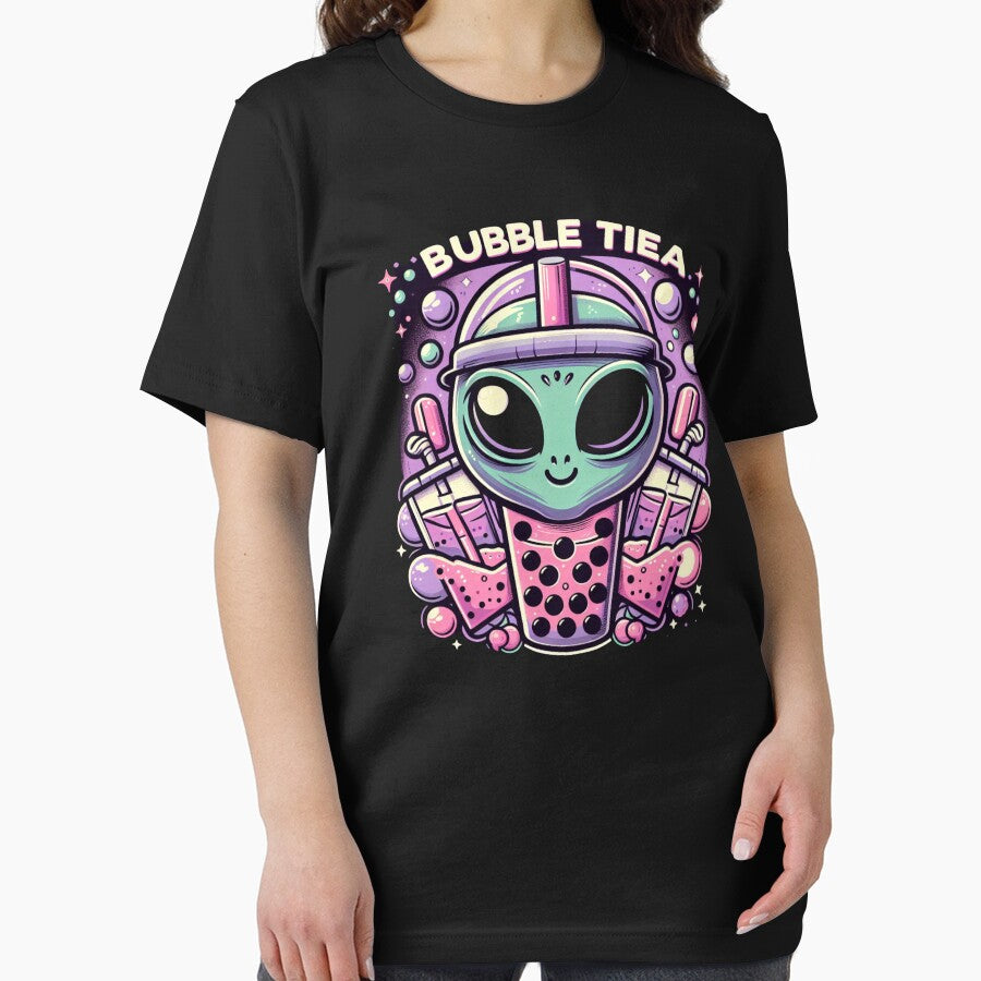 Bubble Tea lover Alien by bobabunnyt