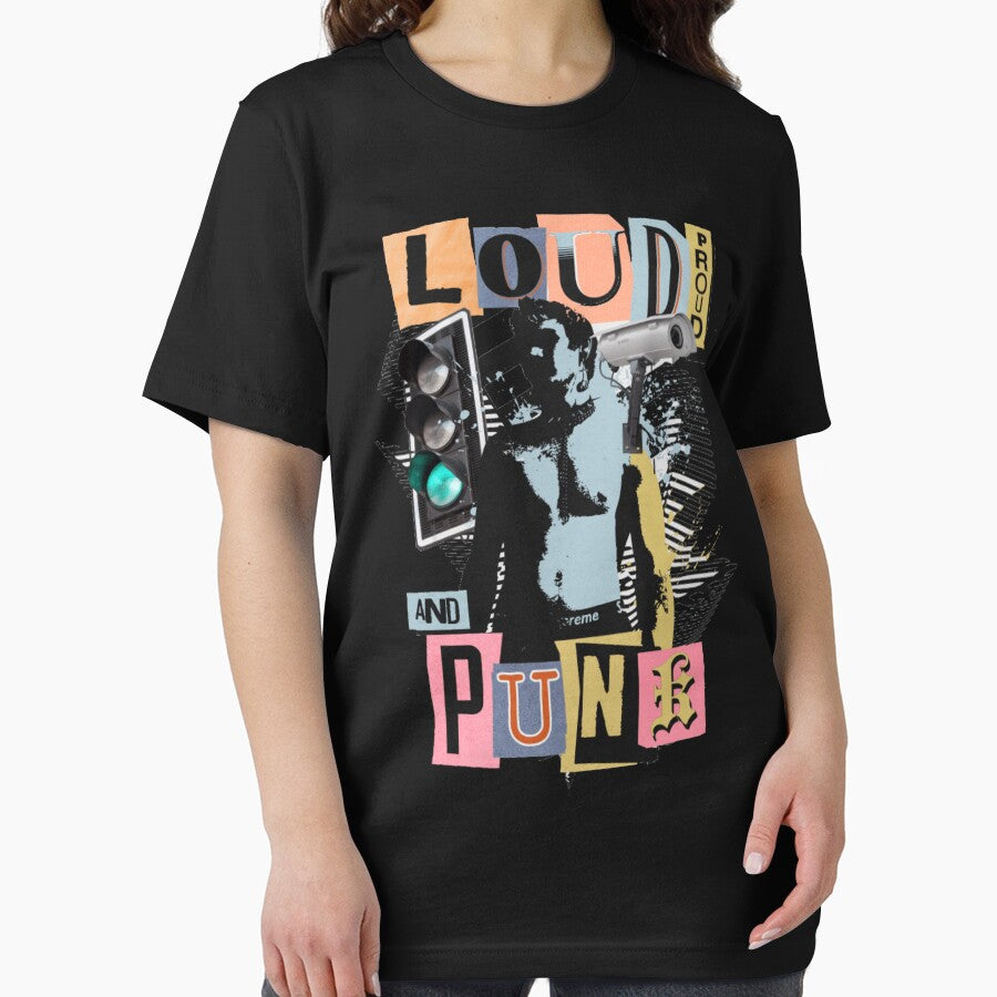 Loud Proud and Punk Collage Art - Edgy Punk Rock Streetwear by GenZFashion000