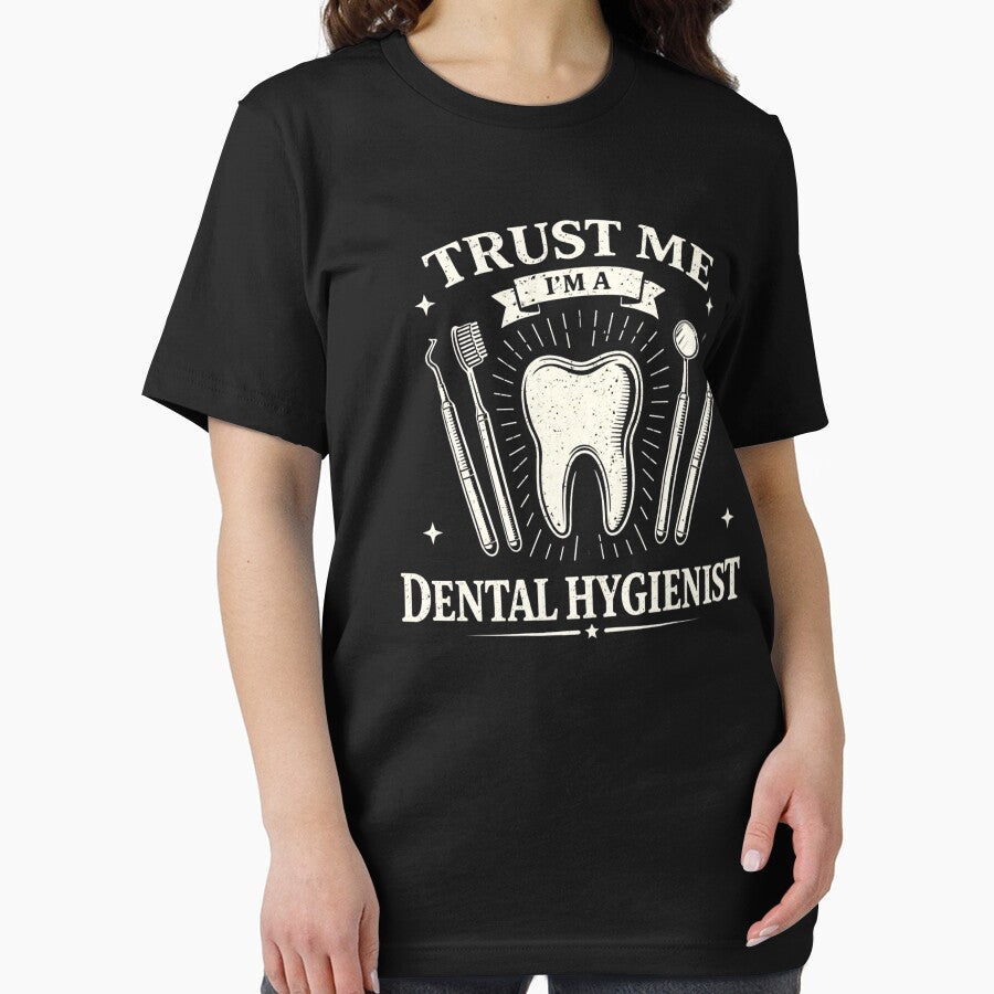 Trust Me I'm a Dental Hygienist Funny Dental Hygienist Gift Idea by HB ART