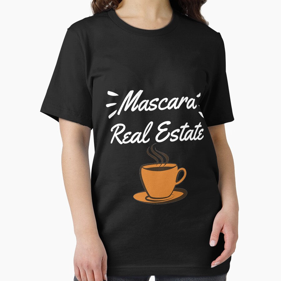 Coffee Mascara Real Estate Is My Hustle Funny Gift Idea for Girls by Akmloza