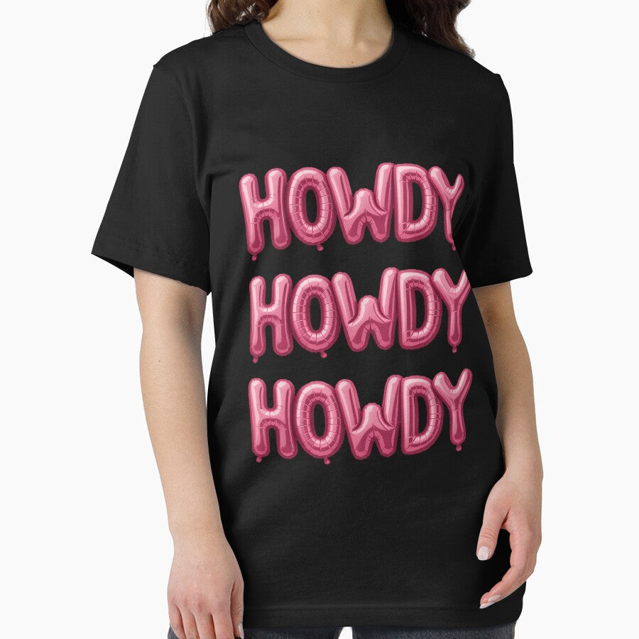 White Howdy Rodeo Western Country Southern Cowgirl by FluoroWave