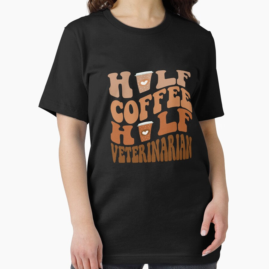 Fueled by Coffee and Fur – Funny Veterinarian Quote Design by JasKei-Designs