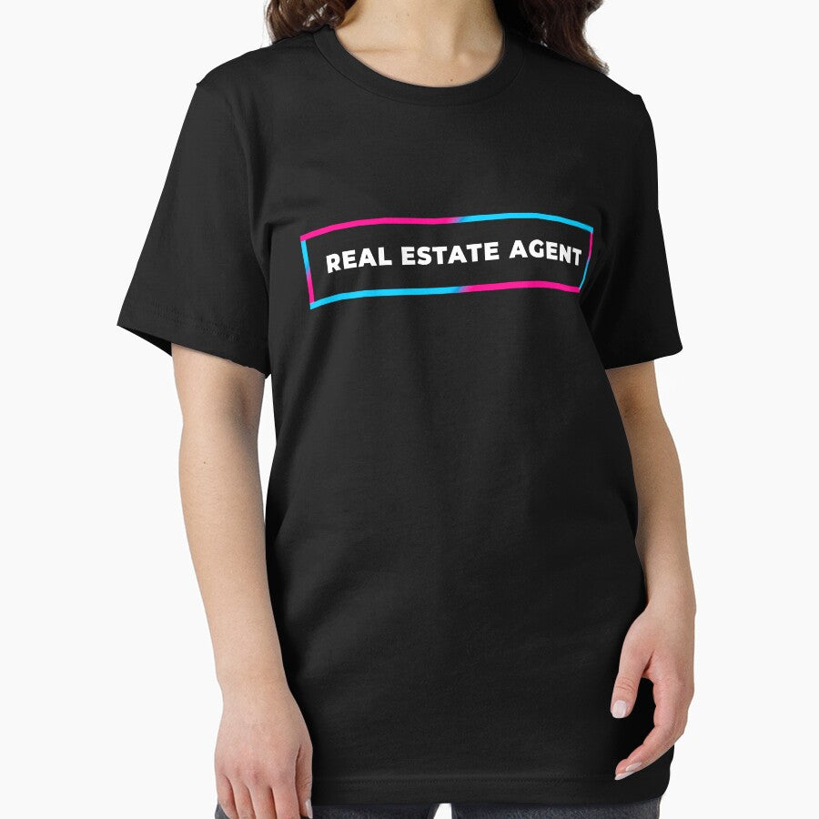 Real Estate Agent retro gradient frame by SVPOD