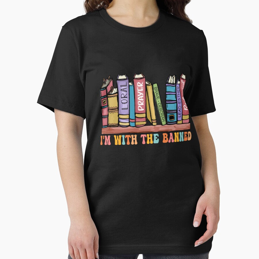 I'm With the Banned Books I Read Banned Books Lovers Library by Pitchou07