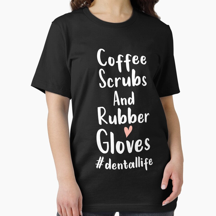 Dental Hygienist, Coffee Scrubs And Rubber Gloves dental life, Dental Assistant , Graduation Gift, Dental Hygienist Gift, RDH Gift, Dentist heart syle by Chamssou