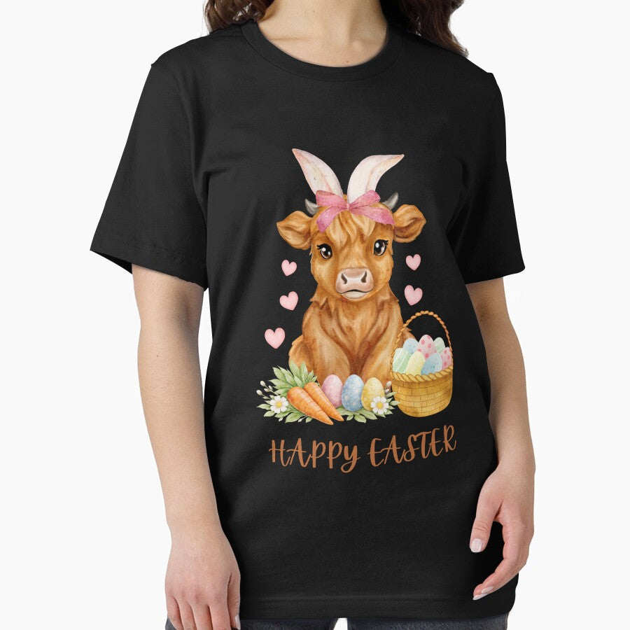 Highland Cow Easter Bunny by JRice66