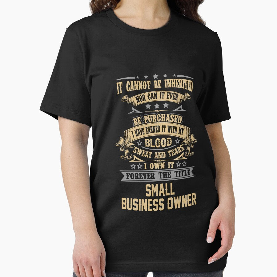 Small Business Owner T Shirt - Forever The Title Job Gift Item Tee by celiagomez456