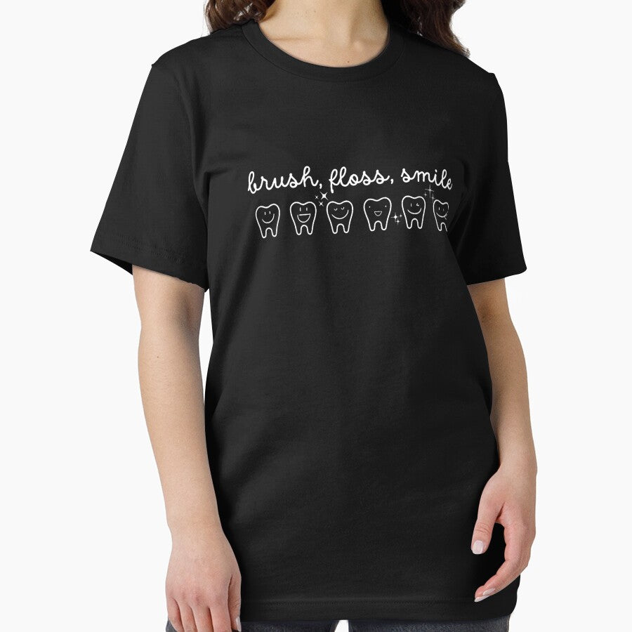 Dental Hygienist Brush Floss Smile by goombi-creative