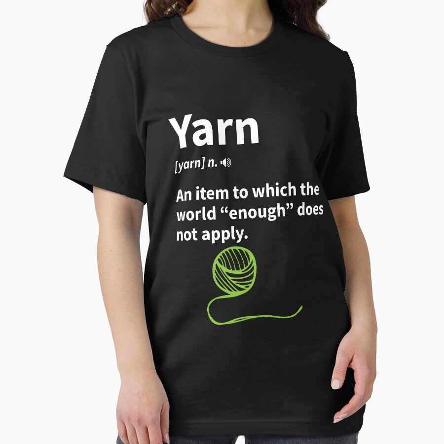 Yarn Noun definition Funny Knitting crochet knitting Outfit by DexertimaArt