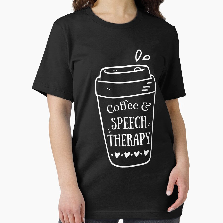 Speech Therapy and Coffee, Speech Therapy Gift, Speech Pathologist by Presto Prints Design