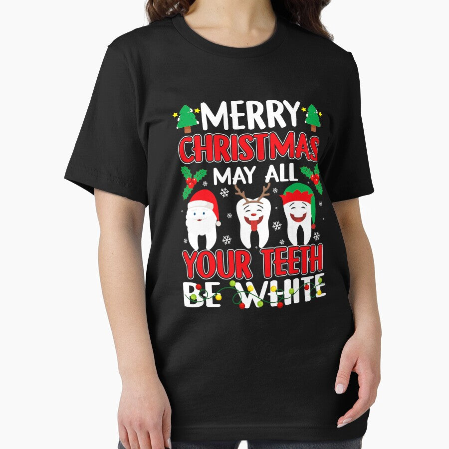Merry Christmas May All Your Teeth Be White Dentist Xmas by norwoodcarney