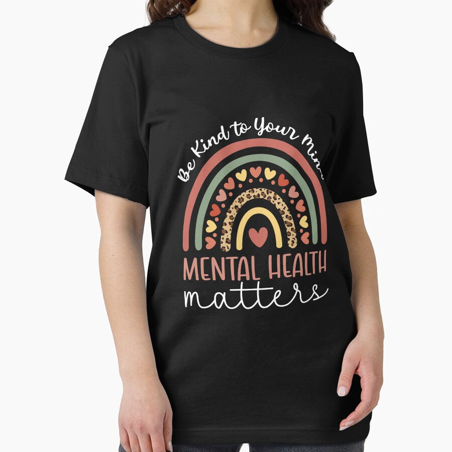 Be Kind To Your Mind Mental Health Matters Rainbow by UniPrint4All