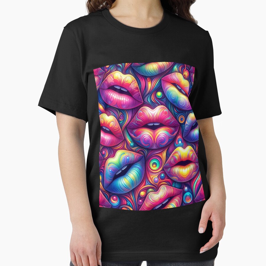 Psychedelic Pucker Parade by Cats and Other Things