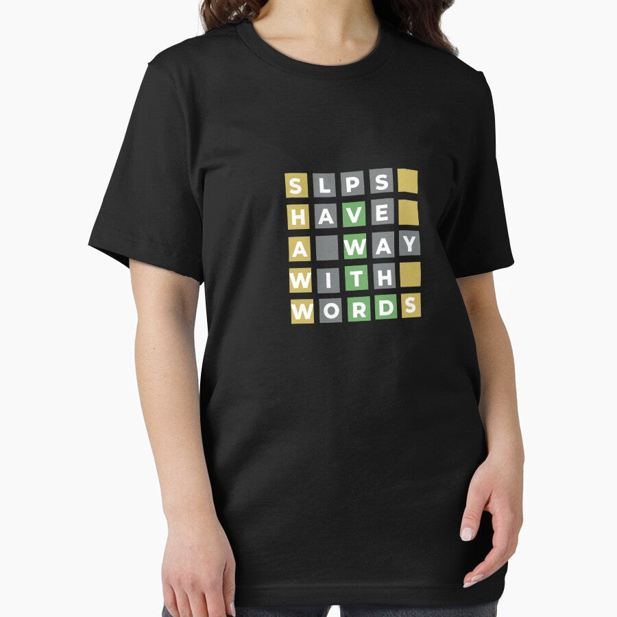 SLPs Wordle Fan Shirt by BeachieSpeechie