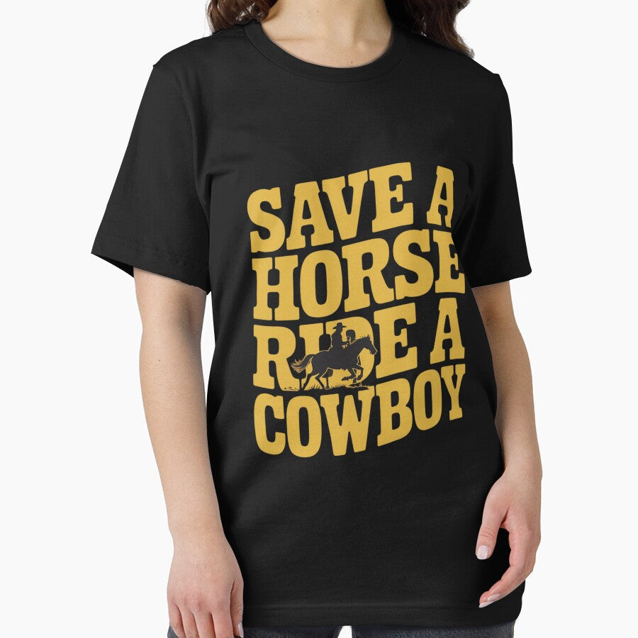 Save A Horse Ride A Cowboy Rodeo Western Brown by KingsLife1994