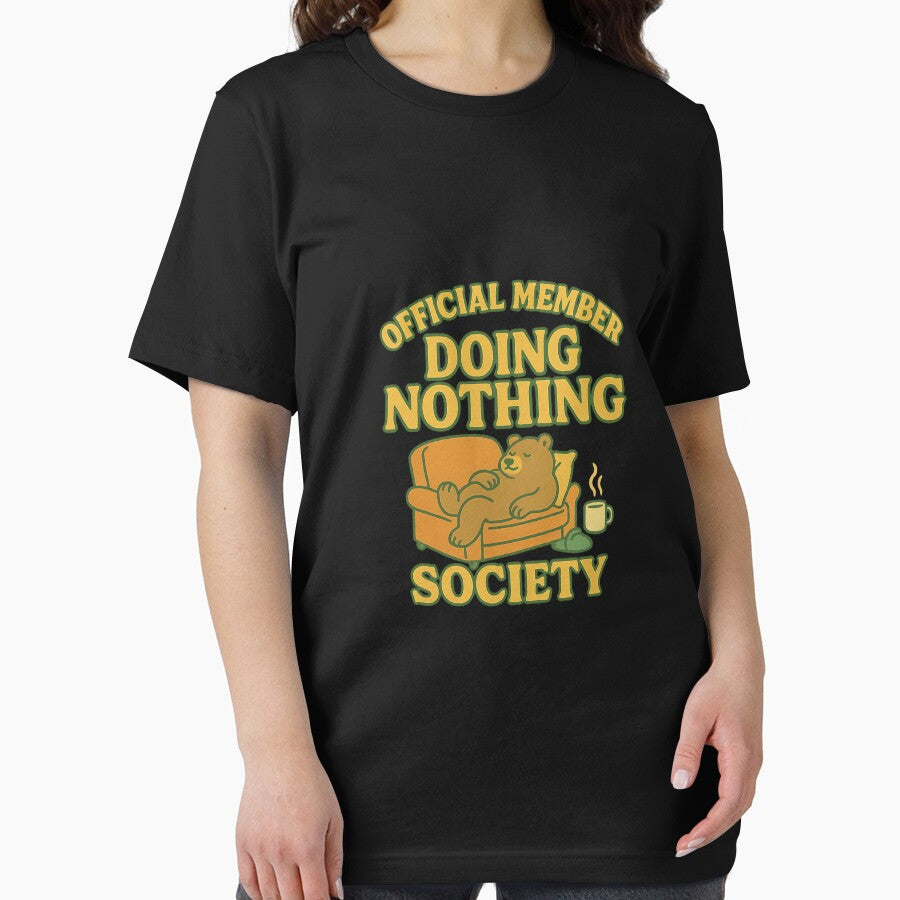 Official Member – Doing Nothing Society | Anti-Productivity Club Retro Design by DJCApparel