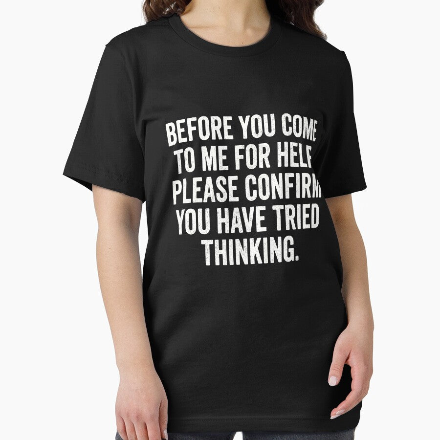 Funny IT Helpdesk Sarcastic Problem Solving Office Humor by YalenArt