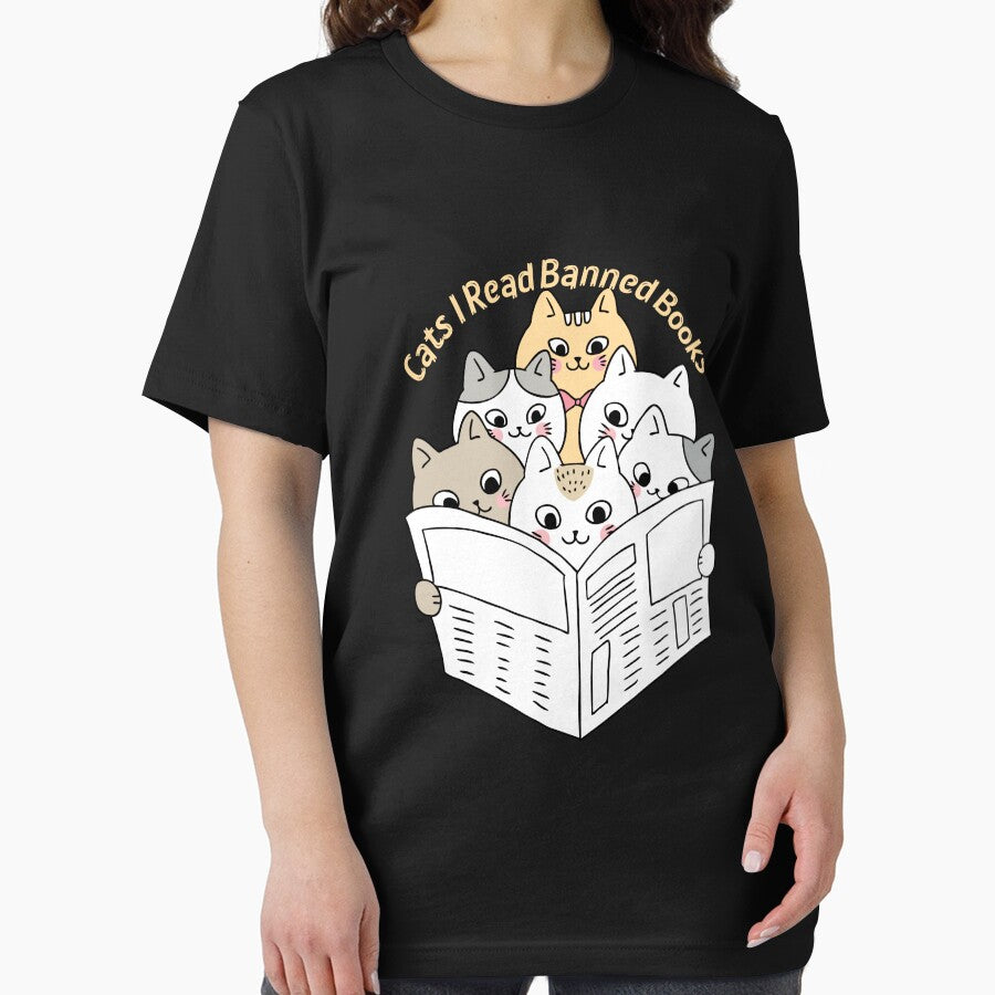 Cats  I Read Banned Books by FLOWER--ART