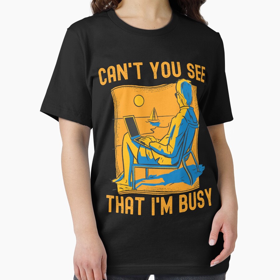 Can't You See That I'm Busy by Hoiho Adventure Shirts