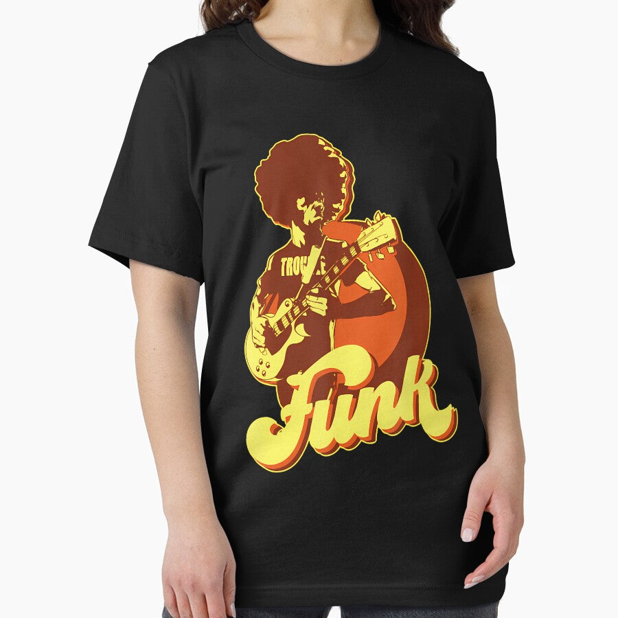 70S Retro Funk Afro Band Guitarist by Delinatma