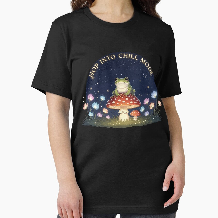 Chill Frog on Mushroom by Snugglecrit