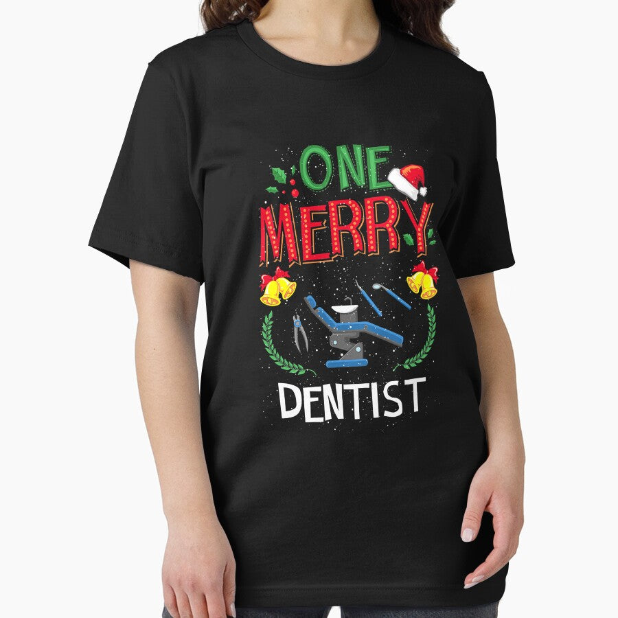 One Merry Dentist Dental Doctor Ugly Christmas Sweater by NevaehRey