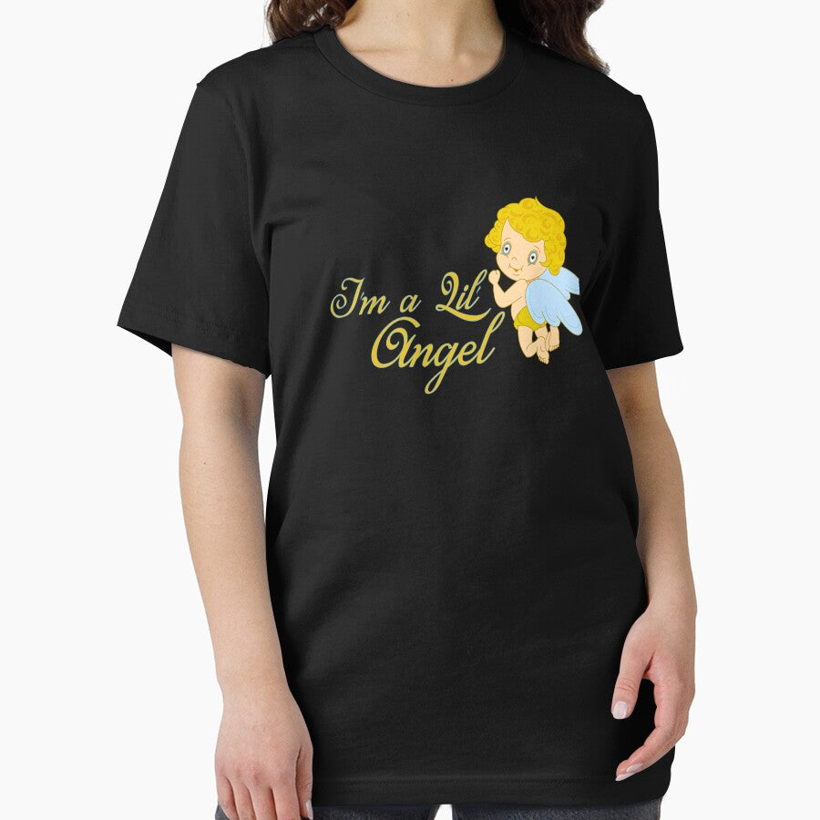 I'm a Lil' Angel 1970s Cute Cartoon Punk Rock Ironic Heavenly by KNUXX Shop