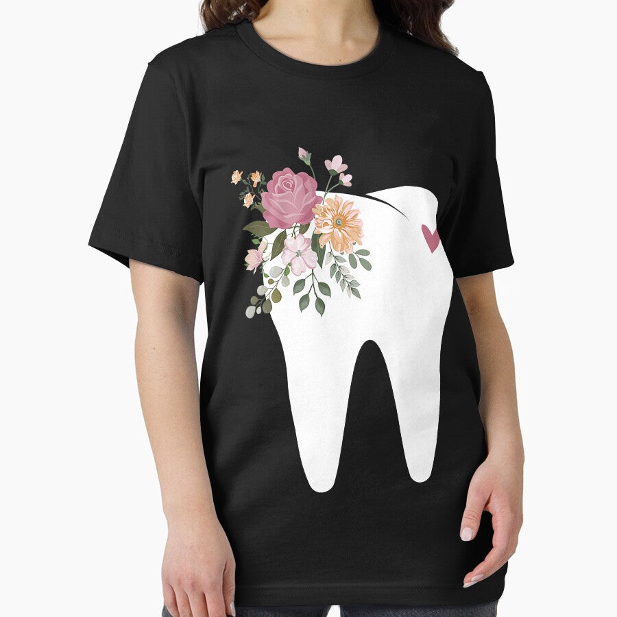 Dentist Dental Assistant Oral Hygienist Tooth Flower by GunillaBlau