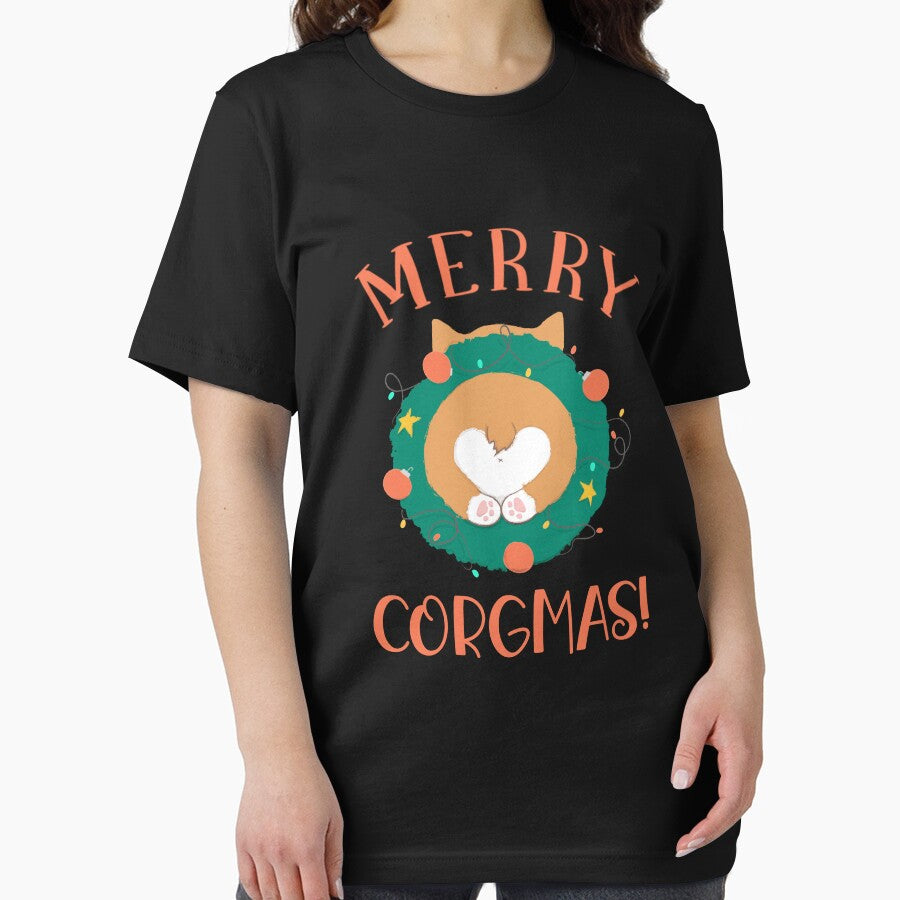 Merry Corgmas Cute Corgi Butt by Zurickdesigns