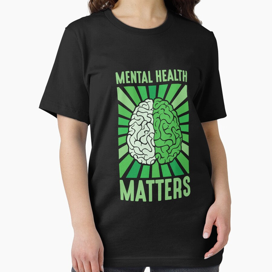 Mental Health Matters | Mental Health Matters | Green Brain by AlexaTees