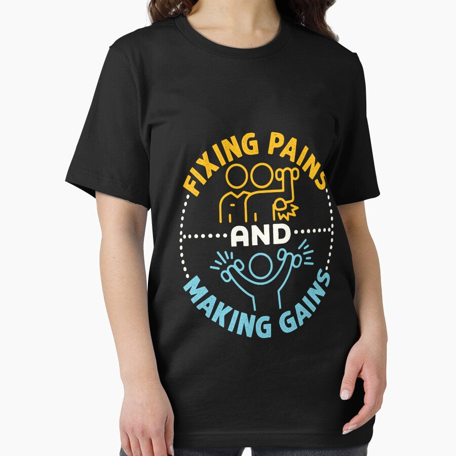 Fixing Pains and Making Gains Cool Physical Therapist PT by jaygo
