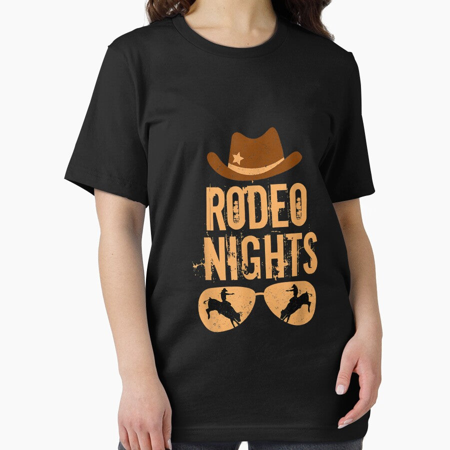 Rodeo Nights Bull Riding Cowboy Cowgirl Western Country Gift by Corelli87