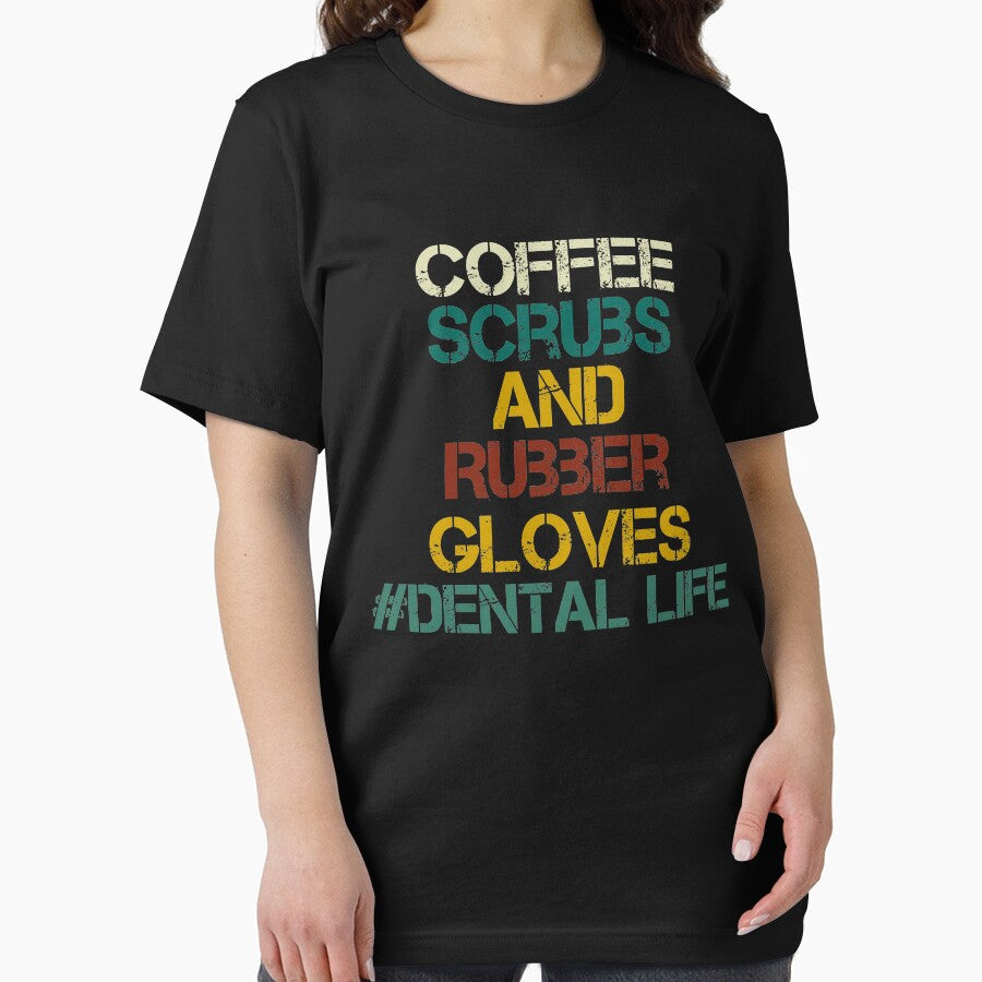 Dental Hygienist, Coffee Scrubs And Rubber Gloves dental life, Dental Assistant , Graduation Gift, Dental Hygienist Gift, RDH Gift, Dentist vintage syle by Chamssou