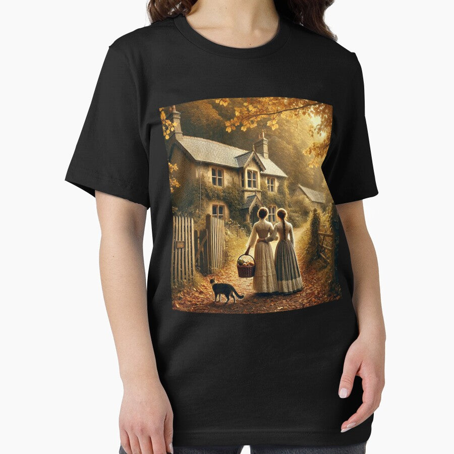 Autumn Stroll – Victorian Cottagecore Elegance by ArtFreshStudio