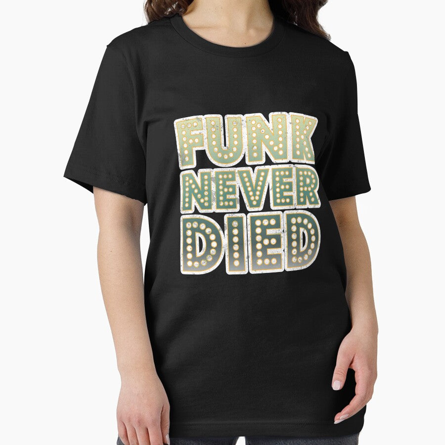 Funk Never Died 1970s Disco Funk Vintage Retro Neon Funky by KNUXX Shop