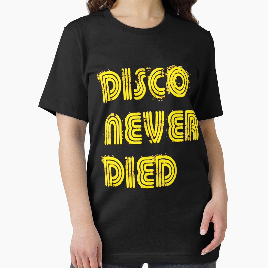 Disco Never Died Yellow 1970s Disco Funk Vintage Retro Neon Light Funky by KNUXX Shop