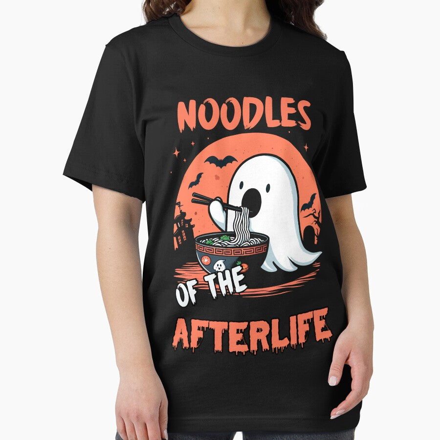 Noodles of the Afterlife Ghost Eat Ramen by Quirky Shirts