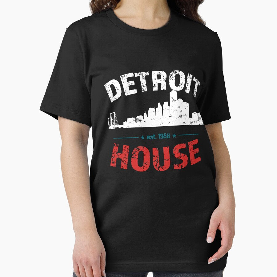 Detroit House for raver, club, festival by Print  Androïde
