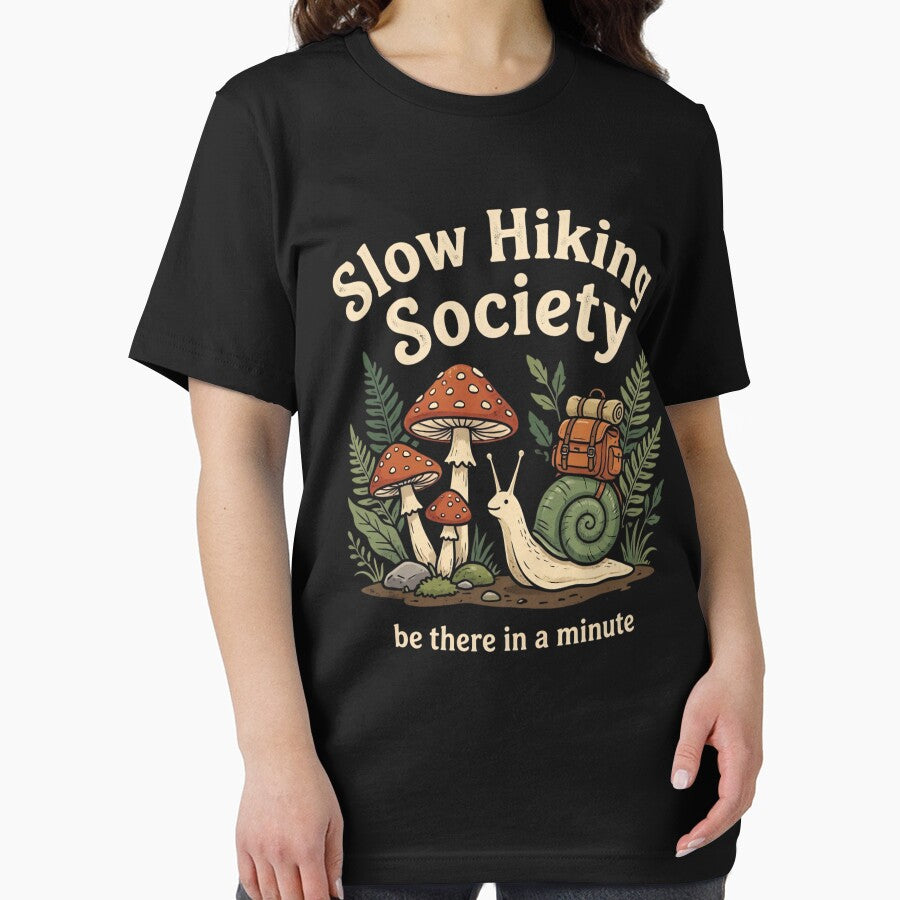 Slow Hiking Society The Last One to The Top Wins Snail by CutOutIdols