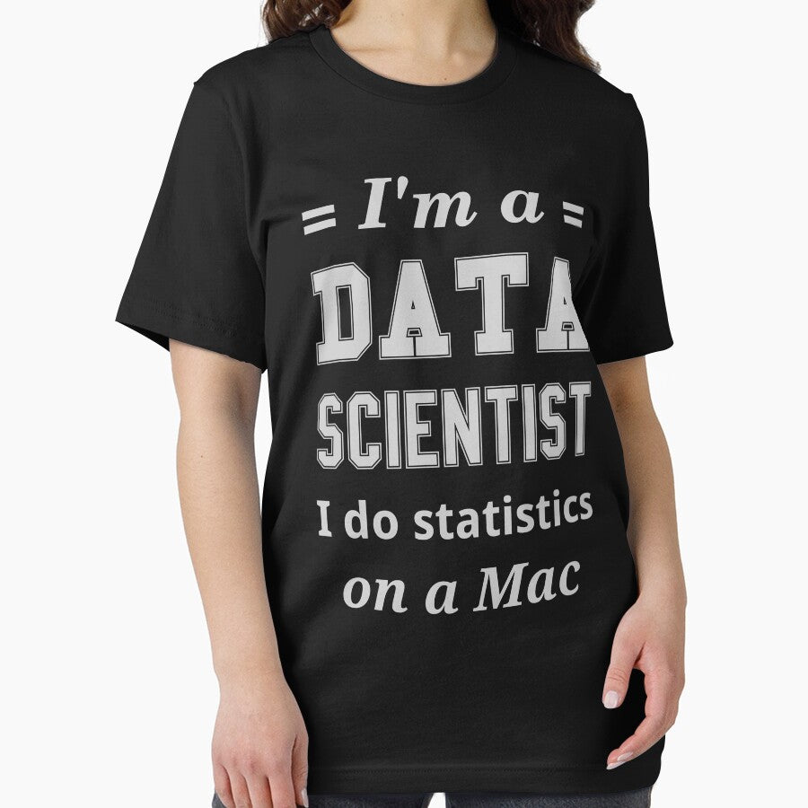 I'm a DATA SCIENTIST I do statistics on a Mac - Light Gray Design by ramiro